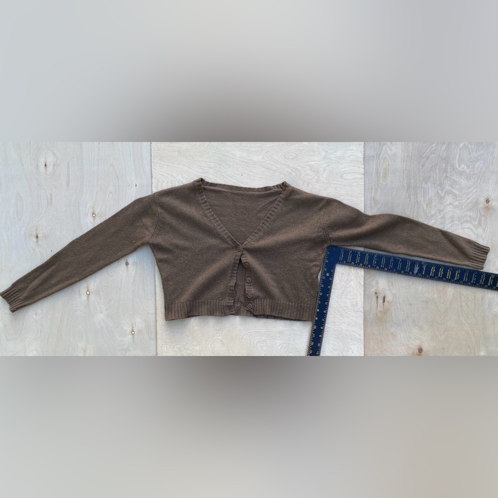 John Galt/Brandy Melville Cotton Knit Button Up Cardigan